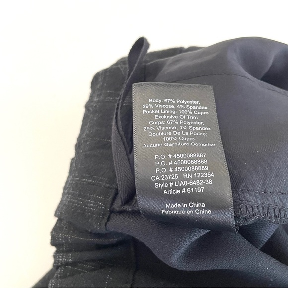 Aritzia The Group by Babaton Jimmy Pant in Black Fine Grid Size XS - Picture 9 of 10